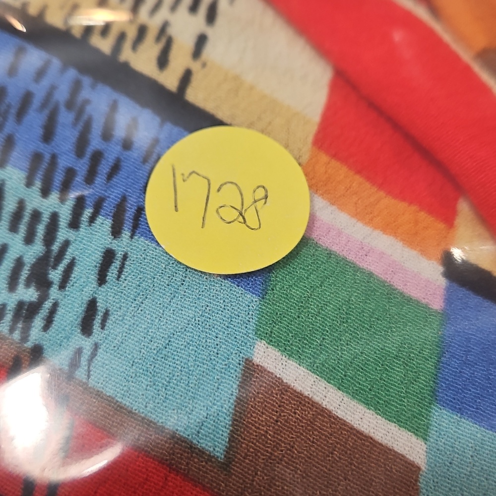 John Mark Multicolor Patchwork Blouse Striped Boh… - image 7